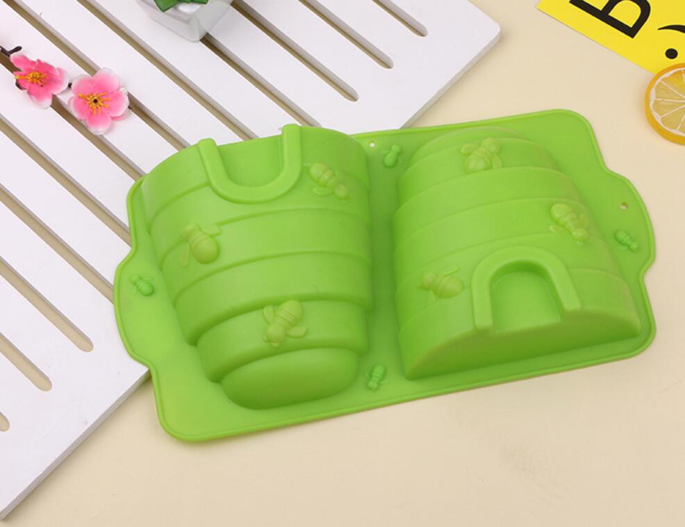 3D Honeycomb Bee Silicone Mold – DIY Soap, Candle & Resin Craft Mold