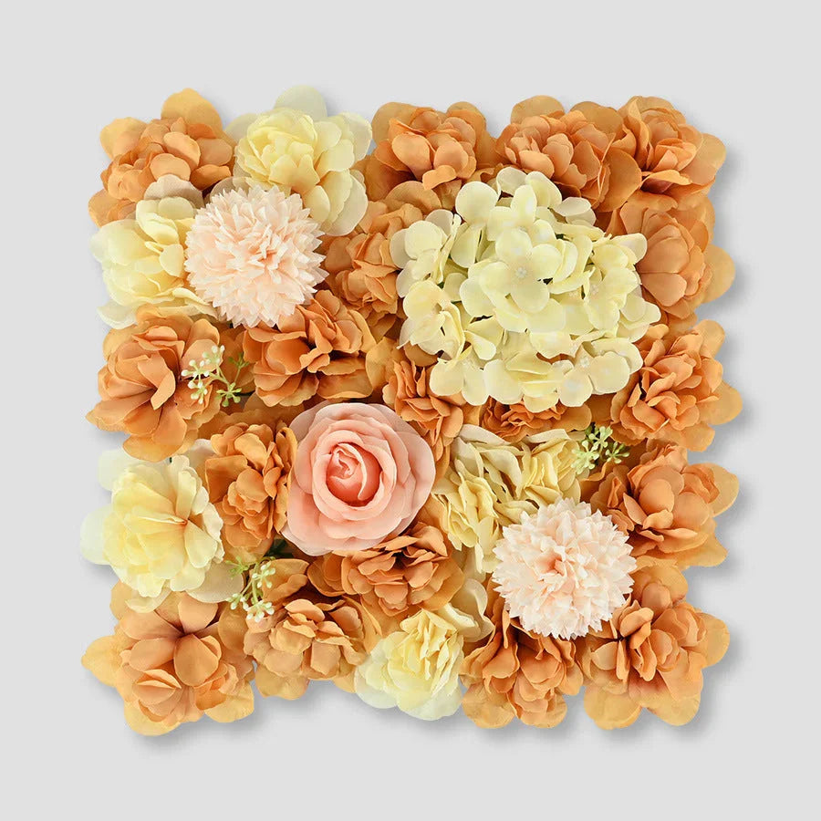 wedding Autumn peony rose hydrangea simulation flower wall wedding background