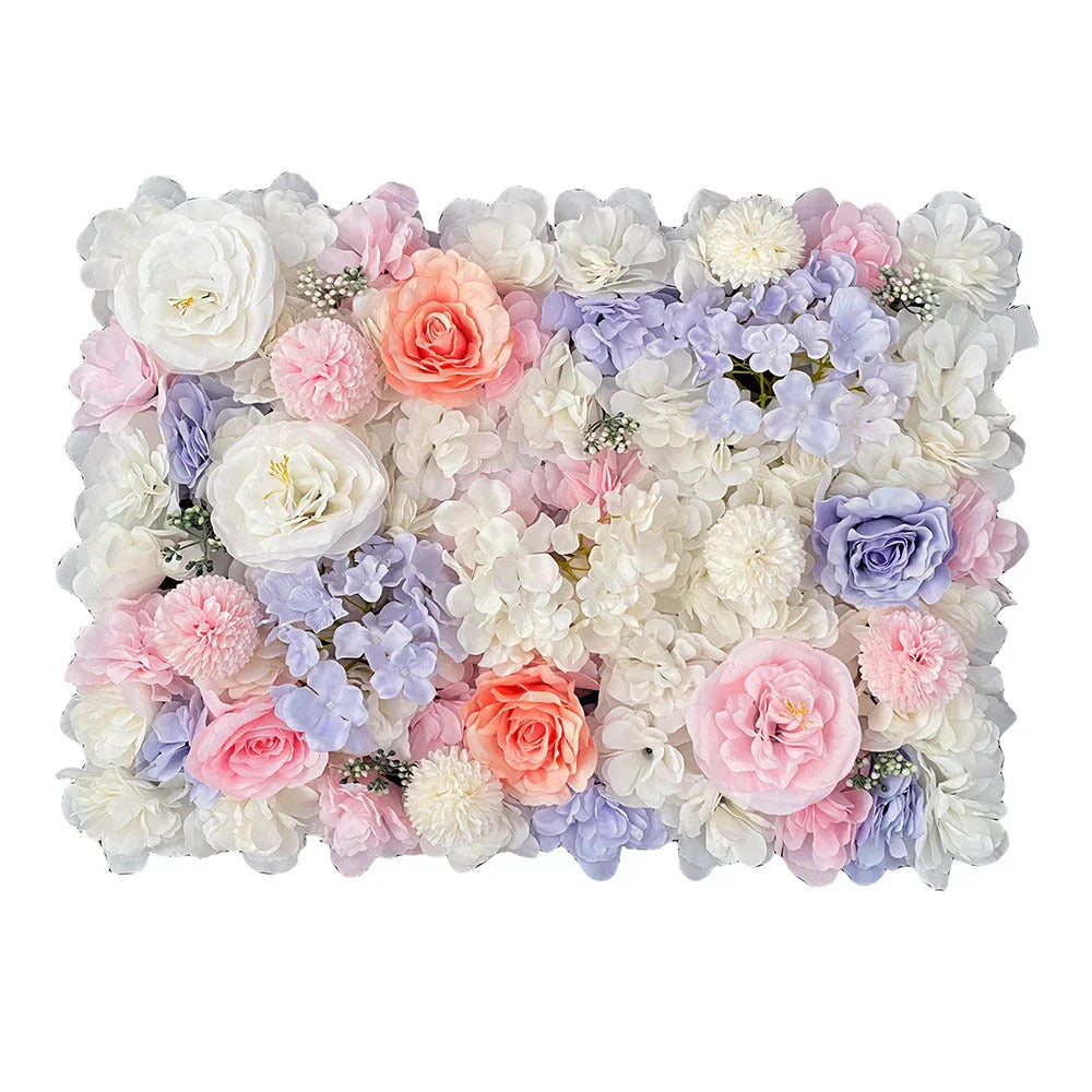 Wedding simulation flower wall background wall decoration, simulation flower row window decoration, peony hydrangea rose wall