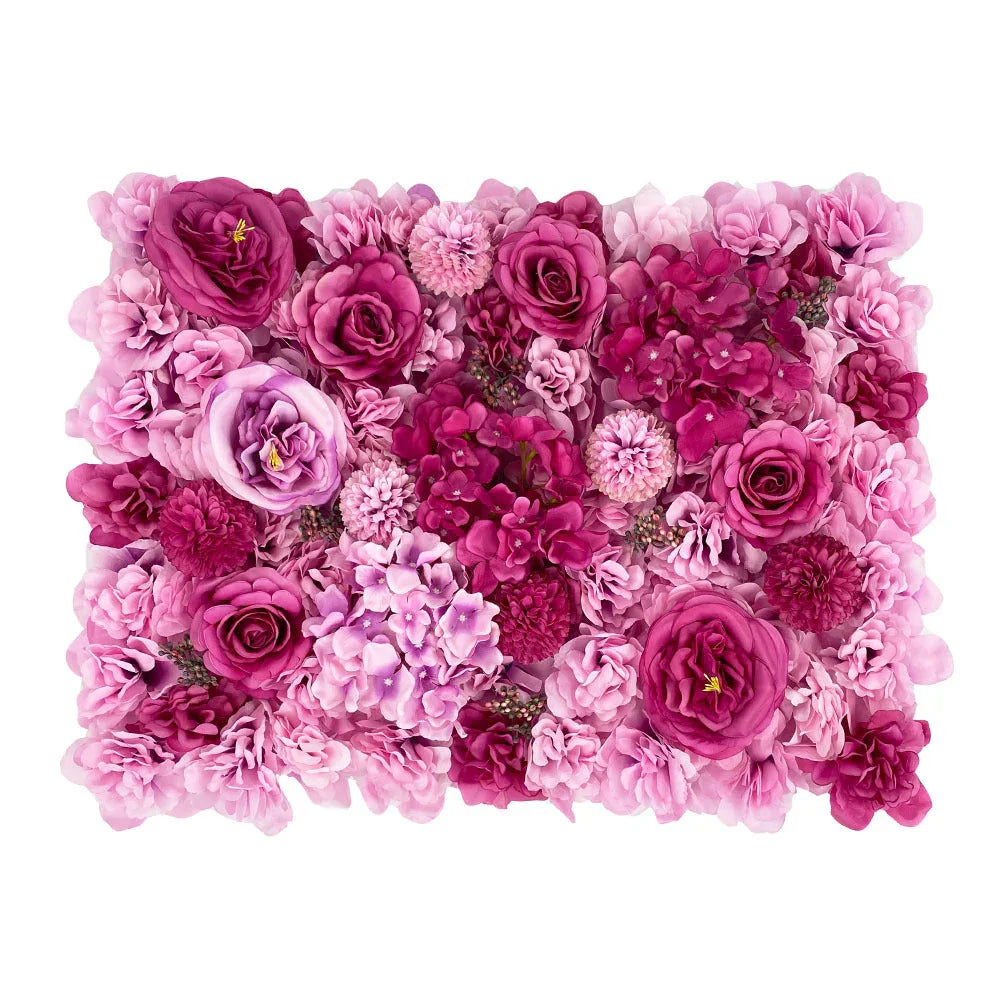 Wedding simulation flower wall background wall decoration, simulation flower row window decoration, peony hydrangea rose wall