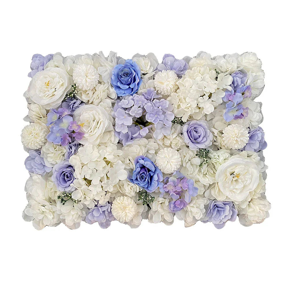 Wedding simulation flower wall background wall decoration, simulation flower row window decoration, peony hydrangea rose wall