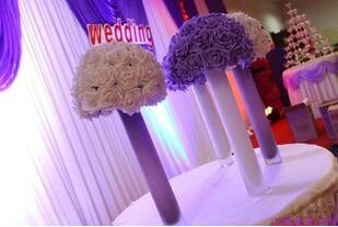 100 pcs PE Foam Rose Diam.7cm/2.76"  Bridal Bouquet Wedding Decoration Floral Table Centerpiece Flowers