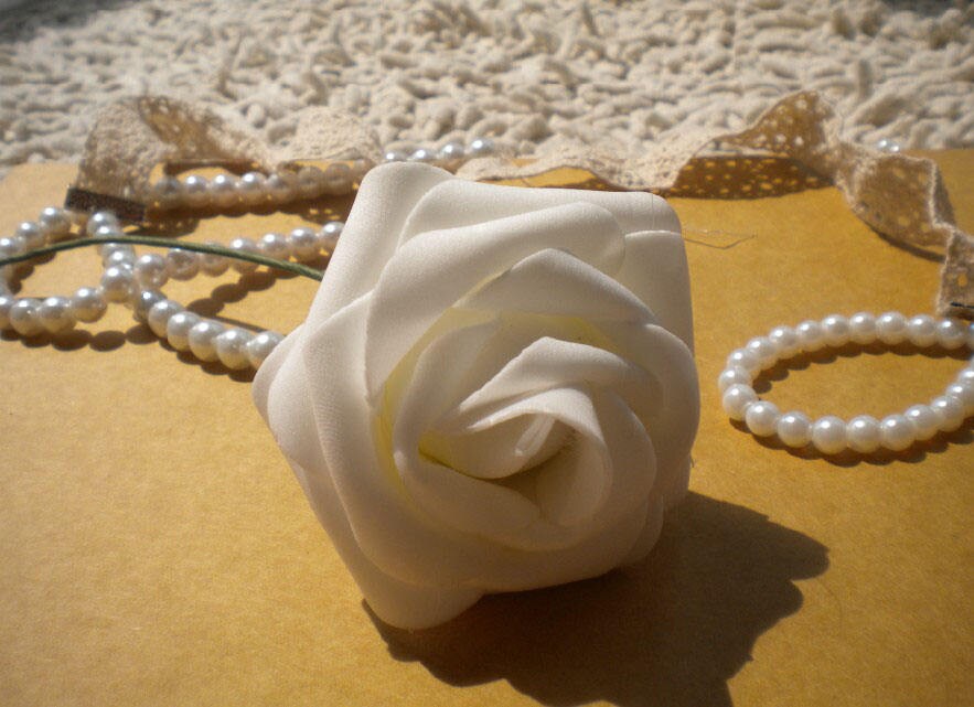 100 pcs PE Foam Rose Diam.7cm/2.76"  Bridal Bouquet Wedding Decoration Floral Table Centerpiece Flowers