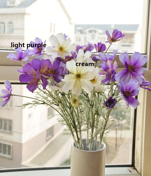 High Quality 10 Stems 60cm/23.6" Artificial  Daisy Persian Chrysanthemum Simulation Gesang Home Party Decor Floral