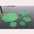 8 pcs Leaves Artificial PE Foam Lotus Leaf Water Lily Floating Leaf Floating Pool Plants Decoration No Stems