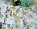 100 Heads Artificial Simulation Orchid butterfly FlowersDiam. 9cm/7cm  DIY Wedding Holiday Decoration Hat Shoes Accessories