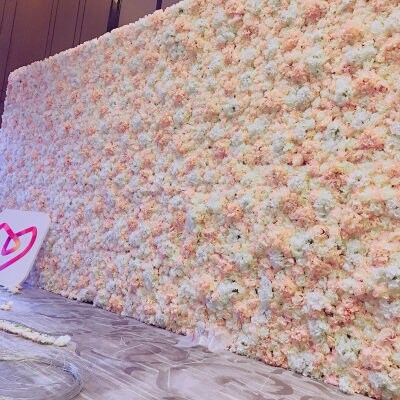 4 PCS/1 Square Meter Artifical Silk  Rose Hydrangea Flower Walls  Wedding Backdrops For Romantic Wedding Photography Panels 40*60cm