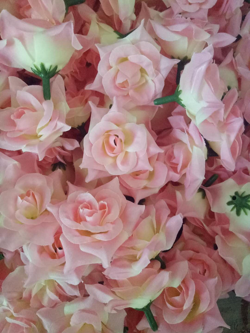 100 Heads Baby Pink Wedding Flowers Artifical Simulation Silk Rose DIY Garland  Accessories Wedding decor Florals Diam.4.5cm