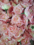 100 Heads Baby Pink Wedding Flowers Artifical Simulation Silk Rose DIY Garland  Accessories Wedding decor Florals Diam.4.5cm