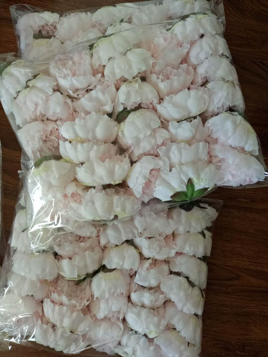 100 Heads Baby Pink Wedding Peony Flower Diam.10cm Artificial Simulation Silk Rose Wedding Party Decoration DIY Background
