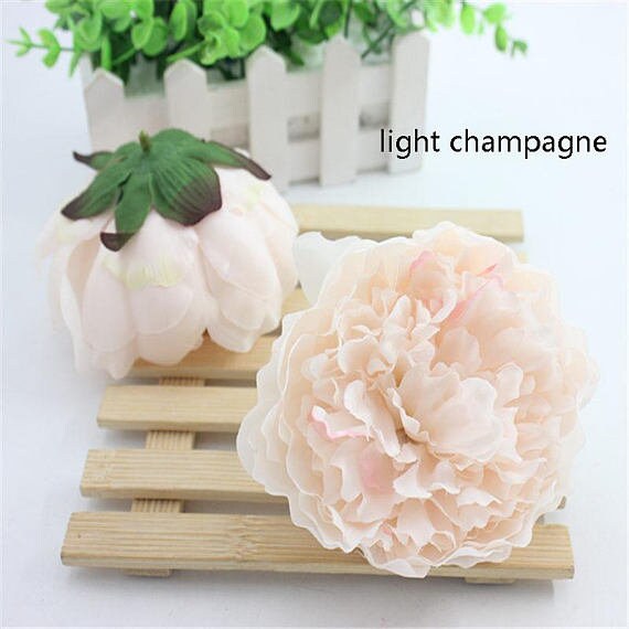 100 Heads Baby Pink Wedding Peony Flower Diam.10cm Artificial Simulation Silk Rose Wedding Party Decoration DIY Background