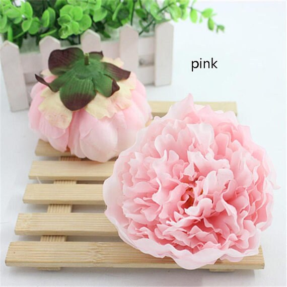 100 Heads Baby Pink Wedding Peony Flower Diam.10cm Artificial Simulation Silk Rose Wedding Party Decoration DIY Background