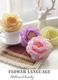30 Heads Diam.12cm Artifical Simulation Silk European Rose Flower Heads Wedding Chiristmas Baby Shower DIY Decoration 20 Colours Available