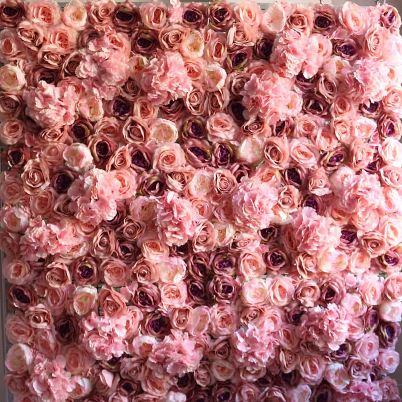Artifical Flower Walls Simulation Floral Wedding Backdrops  For Romantic Photography Bridal Shower Special Event Panels