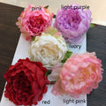 30Heads Wedding Peony Diameter 12cm/4.72" Artificial Simulation Silk Rose Peony Flower DIY  Wedding Decoration Flowers