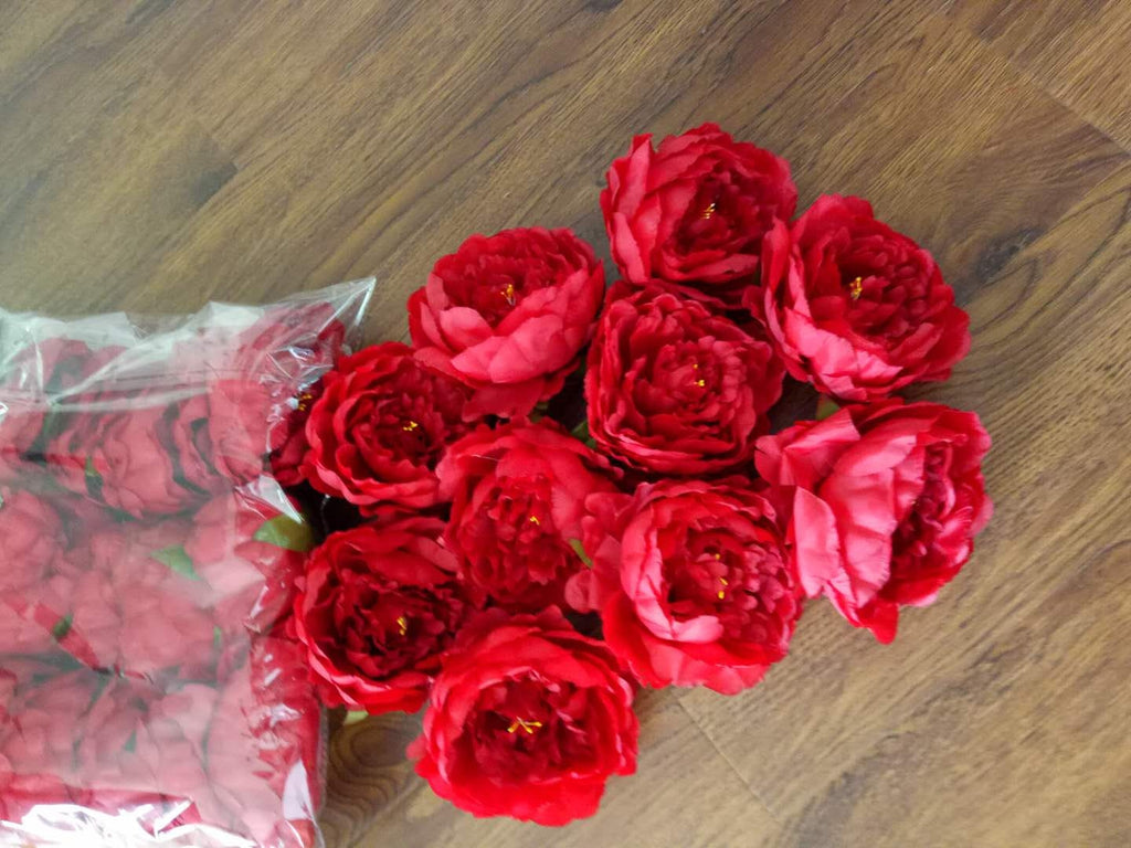 30Heads Wedding Peony Diameter 12cm/4.72" Artificial Simulation Silk Rose Peony Flower DIY  Wedding Decoration Flowers