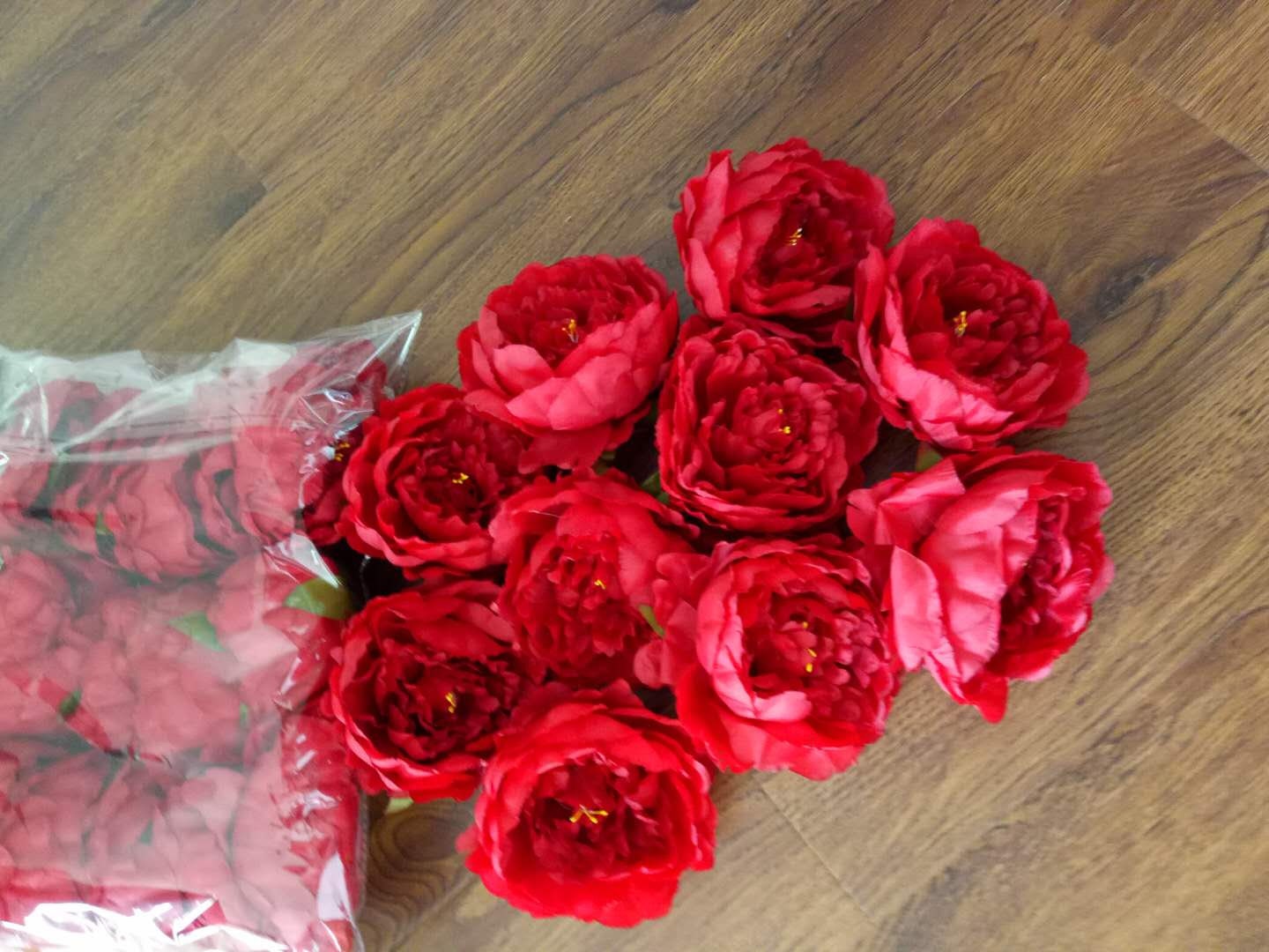 30Heads Wedding Peony Diameter 12cm/4.72" Artificial Simulation Silk Rose Peony Flower DIY  Wedding Decoration Flowers