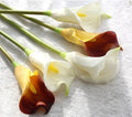 10 Stems High Quality Real Touch Calla Lily Artificial Simulation Lily  Wedding Flowers For Table Centerpieces Ceremony Reception
