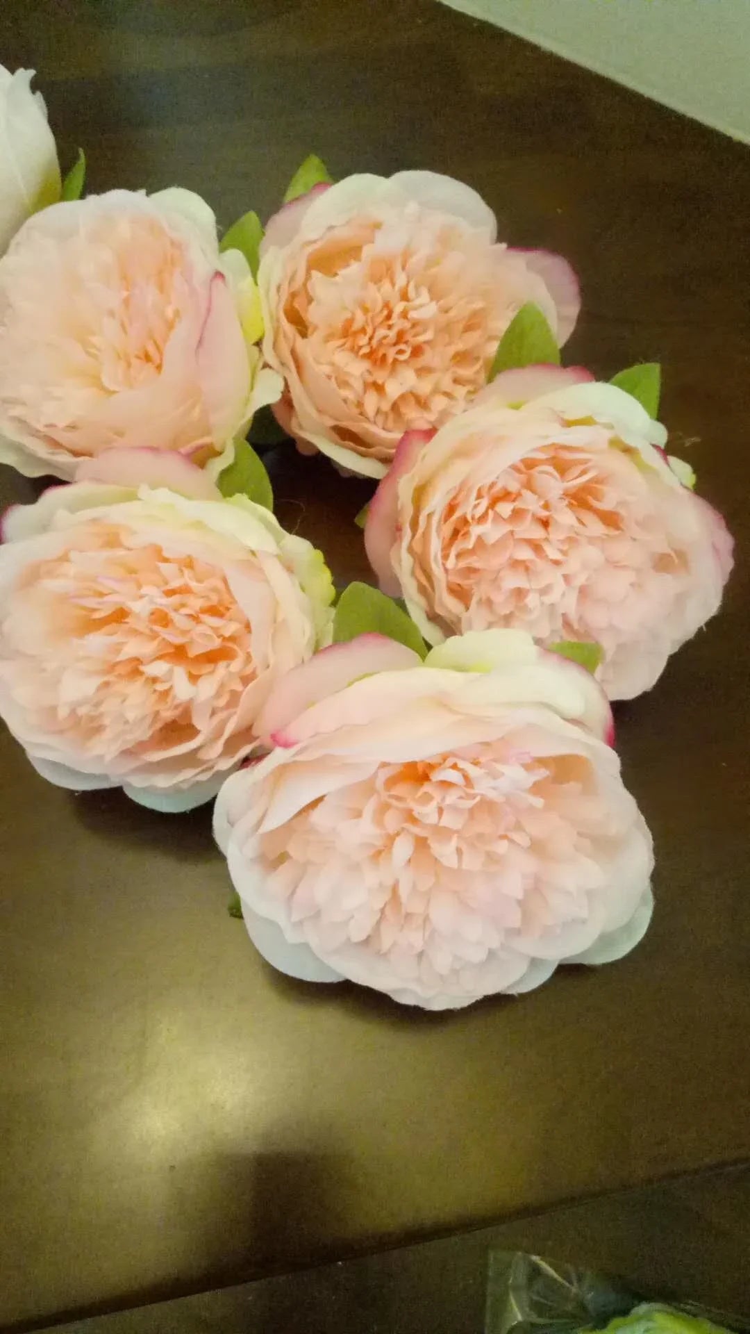 Artificial fabric Peony Flowers 50 Heads Wholesale Flowers  Wedding Centerpieces Backdrops Decoration
