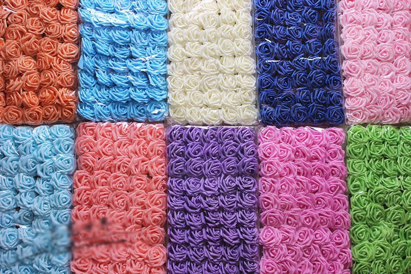100 Stems Wedding PE Rose PE Foam Rose EVA Camellia Wedding Event Backdrop Decorations Floral Arrange Table Center Fale Flower