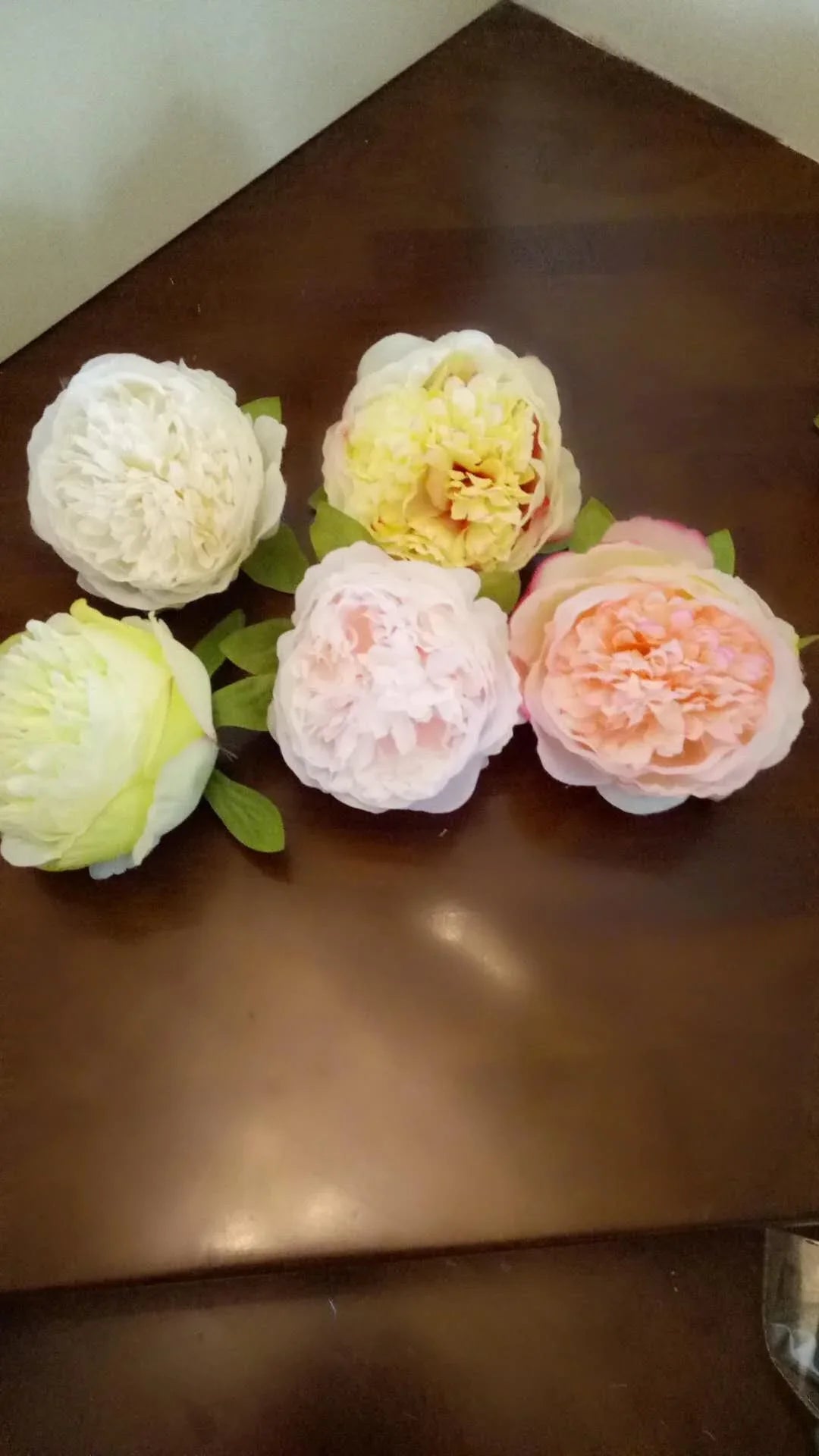 Artificial fabric Peony Flowers 50 Heads Wholesale Flowers  Wedding Centerpieces Backdrops Decoration