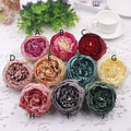 30 Heads Artificial Simulation Silk Peony Camellia Flower Head Diam.9cm/3.54"  DIY Wedding Wall Christmas DIY Decoration Flowers