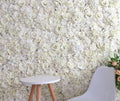 White Flower Wall Artificial Rose Hydrangea Flower Backdrops For Romantic  Photography Bridal Shower Panels