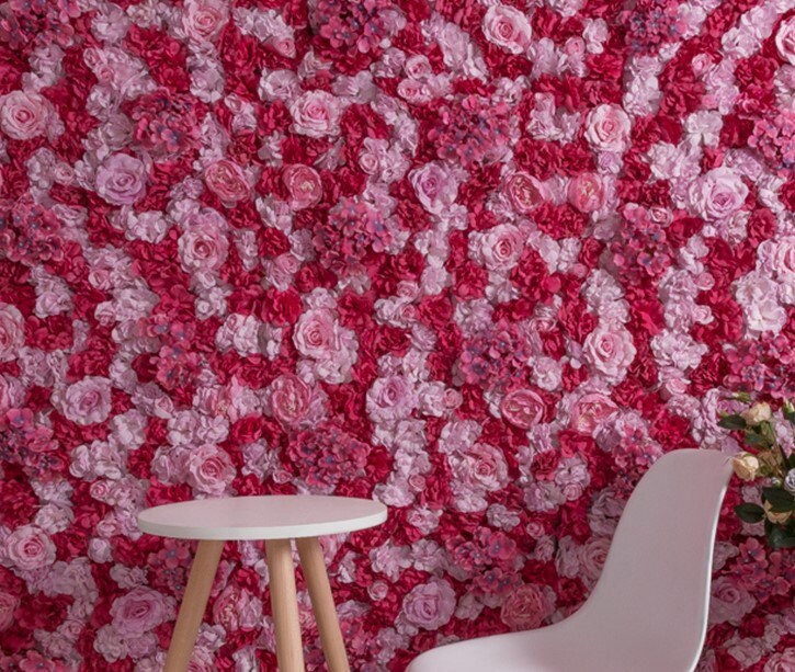 Wedding  Flower Wall Backdrops For Romantic Photography Baby Shower Bridal Shower Special Event Decor Floral Panel