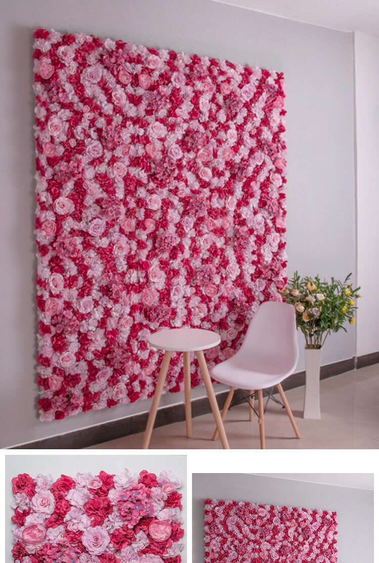 Wedding  Flower Wall Backdrops For Romantic Photography Baby Shower Bridal Shower Special Event Decor Floral Panel
