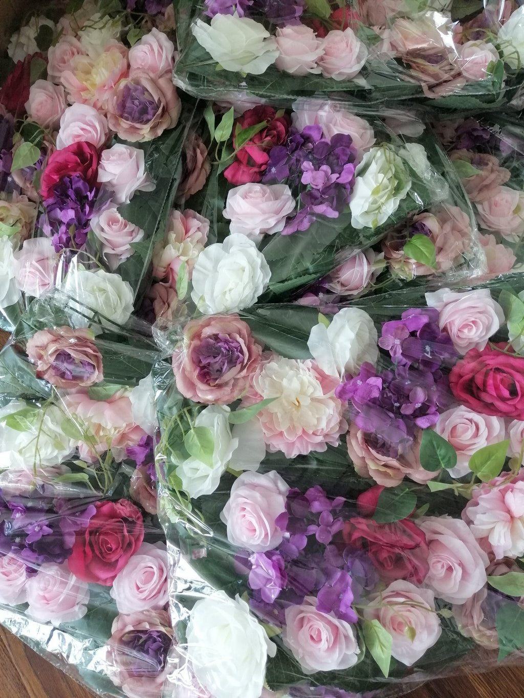 Wedding Flower Walls Artifical Simulation Flower Background For Romantic Photography Bridal Shower Special Event Arrangement Panels 40*60cm