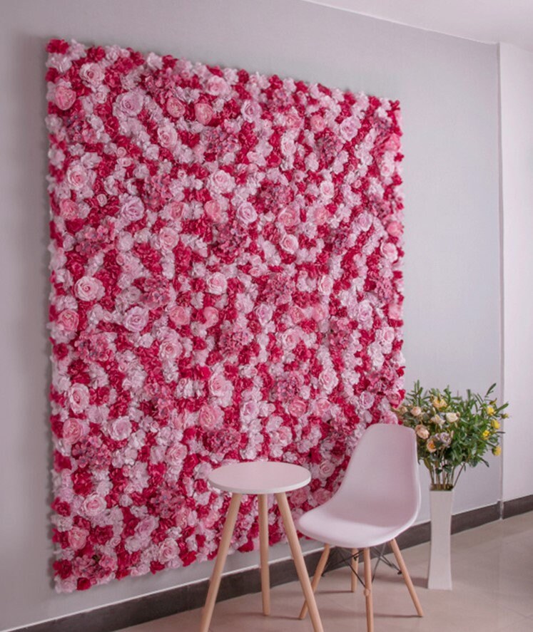Wedding  Flower Wall Backdrops For Romantic Photography Baby Shower Bridal Shower Special Event Decor Floral Panel
