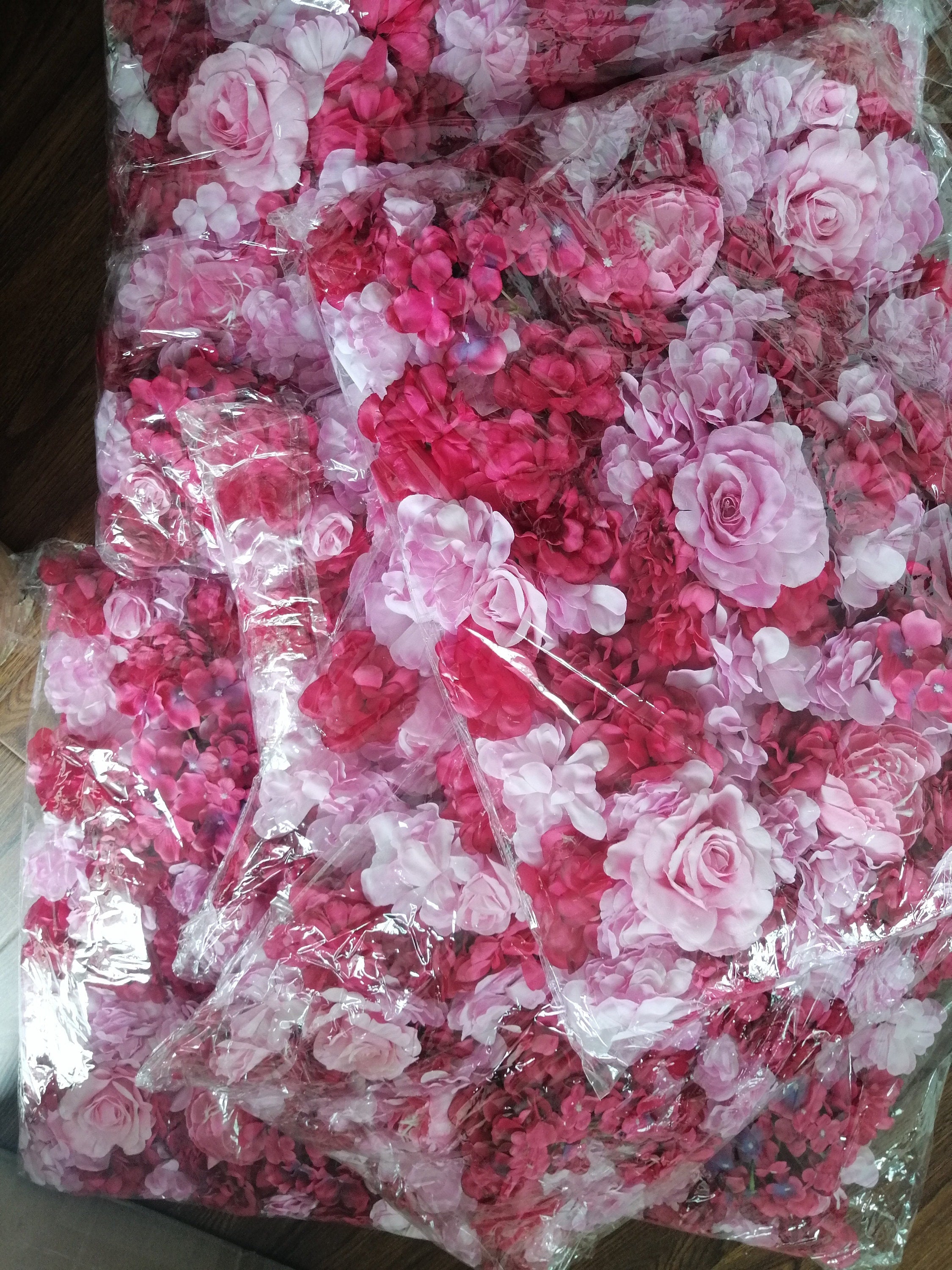 Wedding  Flower Wall Backdrops For Romantic Photography Baby Shower Bridal Shower Special Event Decor Floral Panel