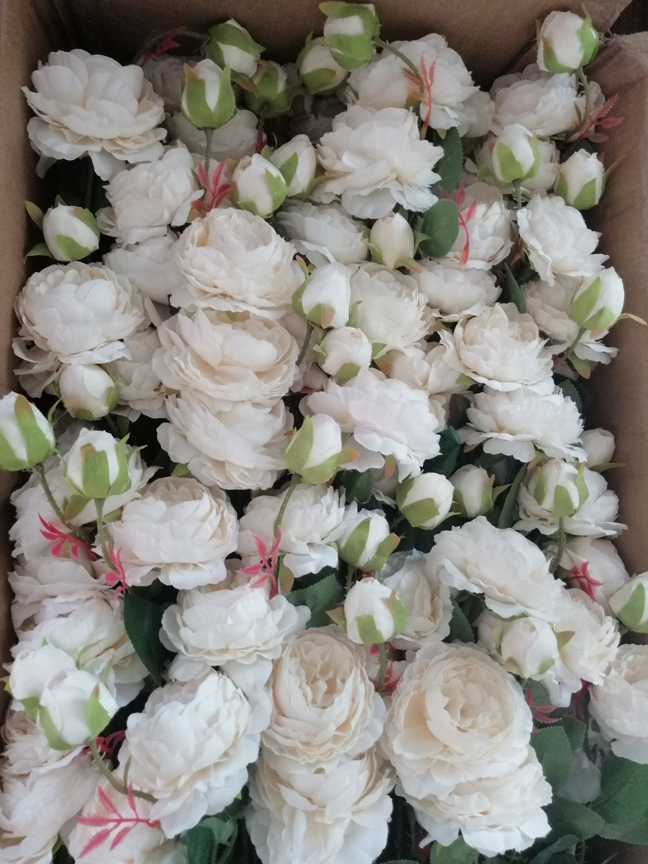 Blush Pink 10 Stems/Lenght 25.59" Wedding Peony Artificial Simulation Silk Rose Peony For Party Center Table Wedding Decoration