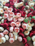 Wholesale Wedding Flowers 30Heads Diam.10cm Artificial Simulation Silk Camellia Bud DIY Wedding  Brigal Shower Baby Shower Decoration Flower