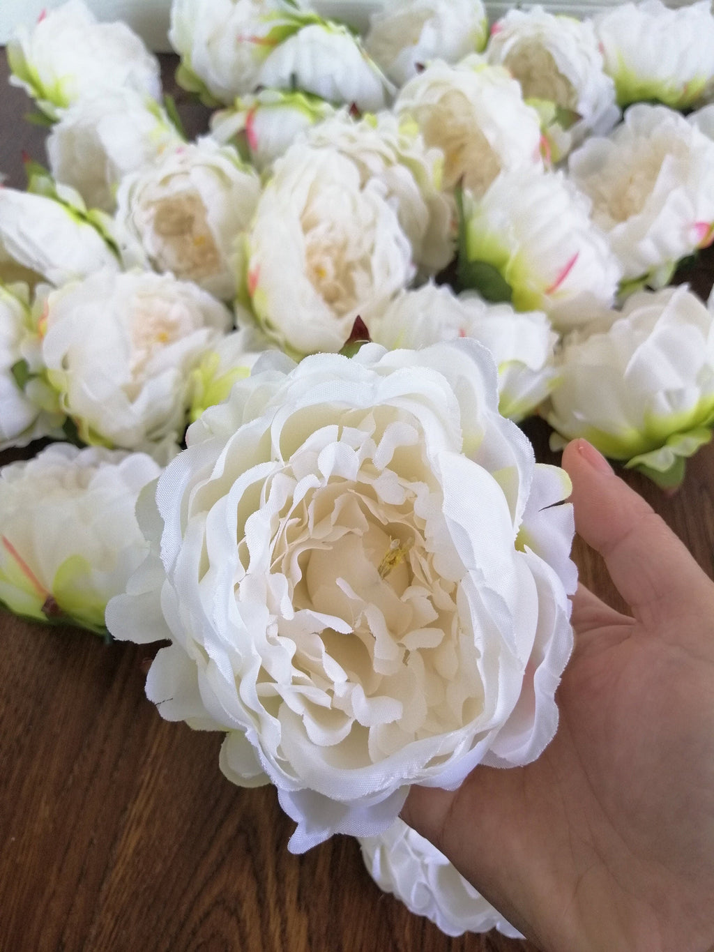 30Heads Wedding Peony Diameter 12cm/4.72" Artificial Simulation Silk Rose Peony Flower DIY  Wedding Decoration Flowers