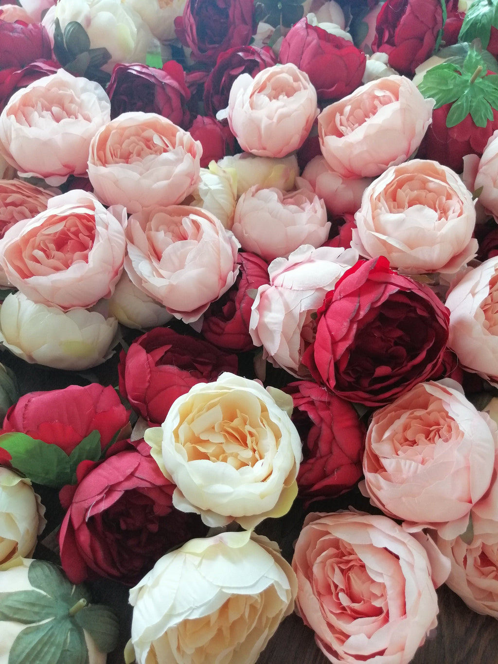 Wholesale Wedding Flowers 30Heads Diam.10cm Artificial Simulation Silk Camellia Bud DIY Wedding  Brigal Shower Baby Shower Decoration Flower