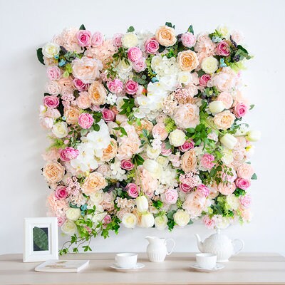 New Design 3D Floral Wall For Wedding Arrangement Special Event Photography Backdrop Fabric Rolling Up Curtain Fabric Cloth