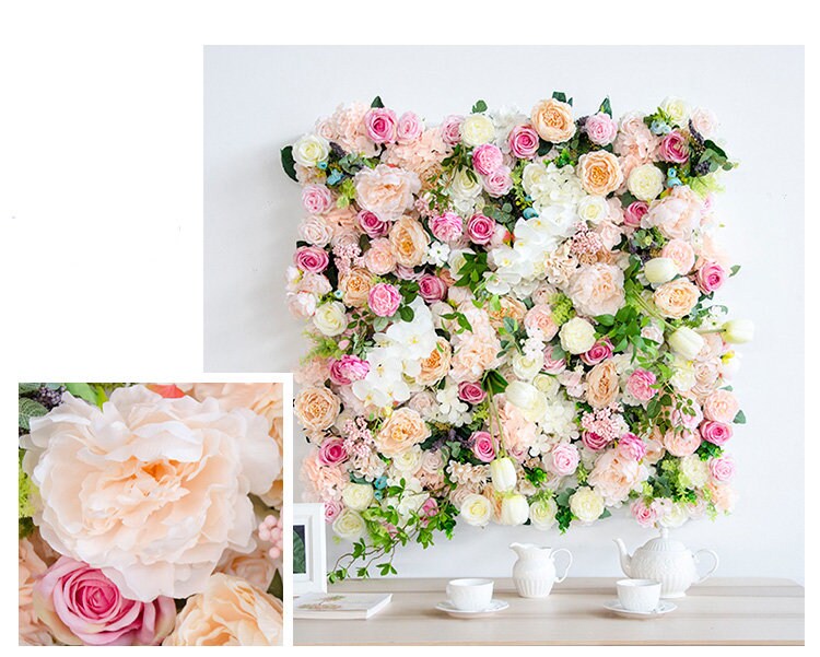 New Design 3D Floral Wall For Wedding Arrangement Special Event Photography Backdrop Fabric Rolling Up Curtain Fabric Cloth