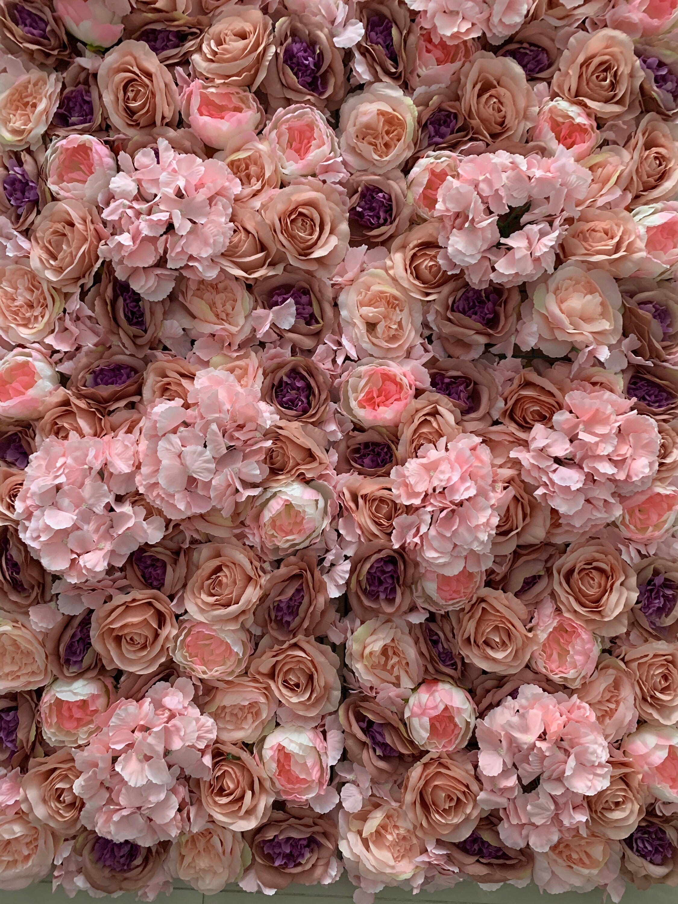 Artifical Flower Walls Simulation Floral Wedding Backdrops  For Romantic Photography Bridal Shower Special Event Panels