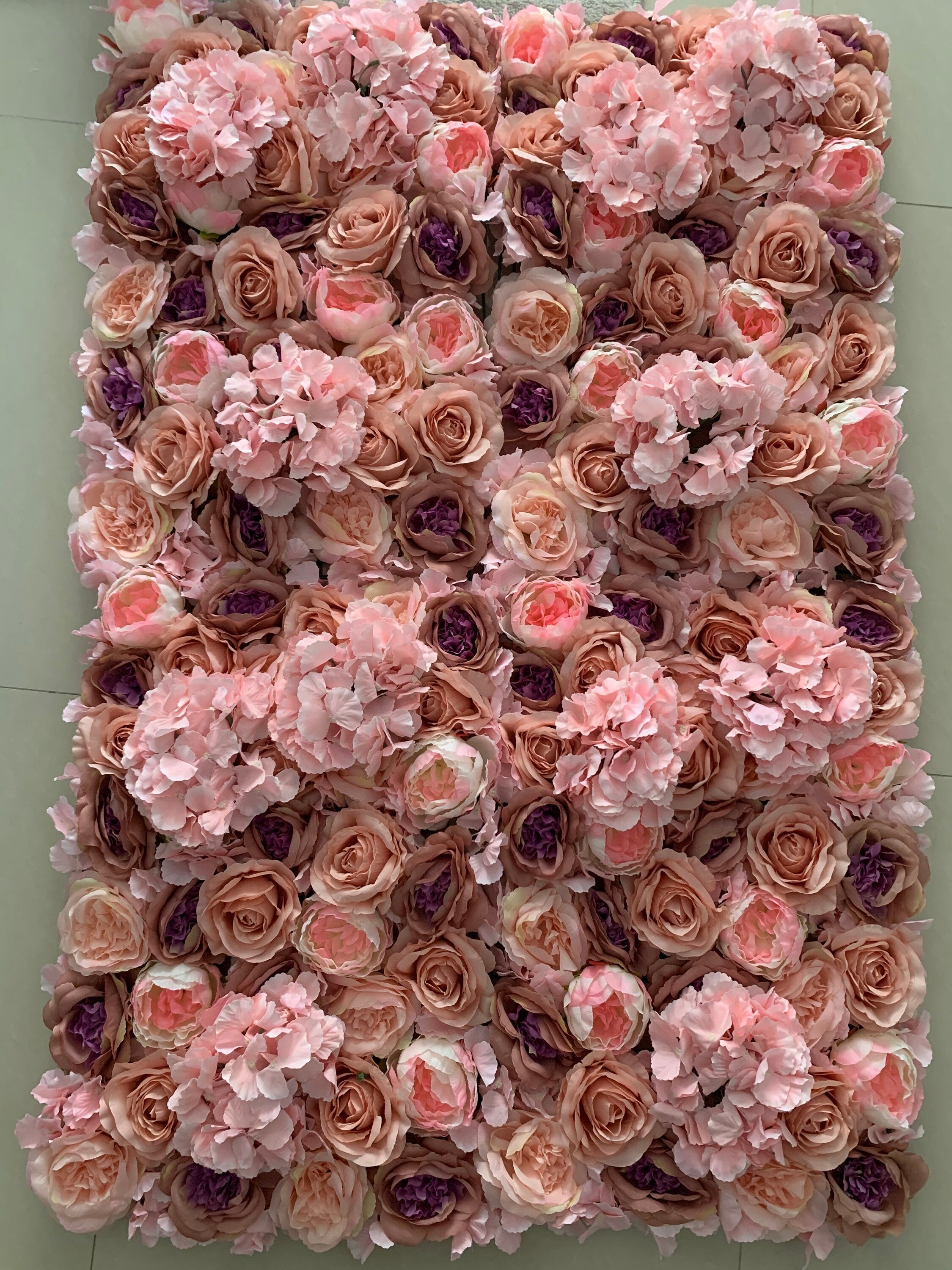 Artifical Flower Walls Simulation Floral Wedding Backdrops  For Romantic Photography Bridal Shower Special Event Panels