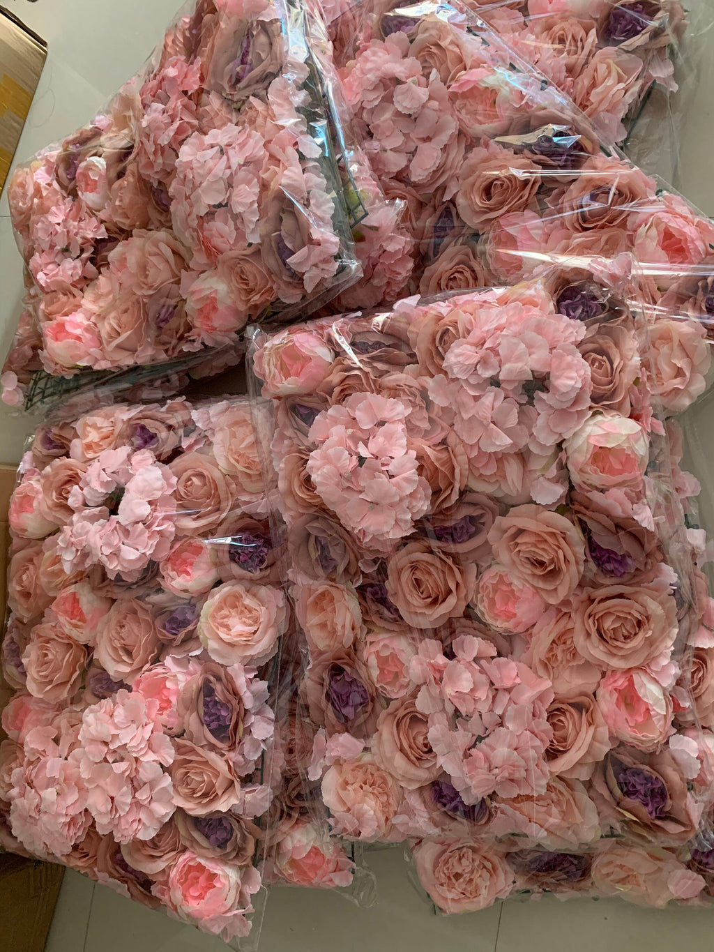 Artifical Flower Walls Simulation Floral Wedding Backdrops  For Romantic Photography Bridal Shower Special Event Panels