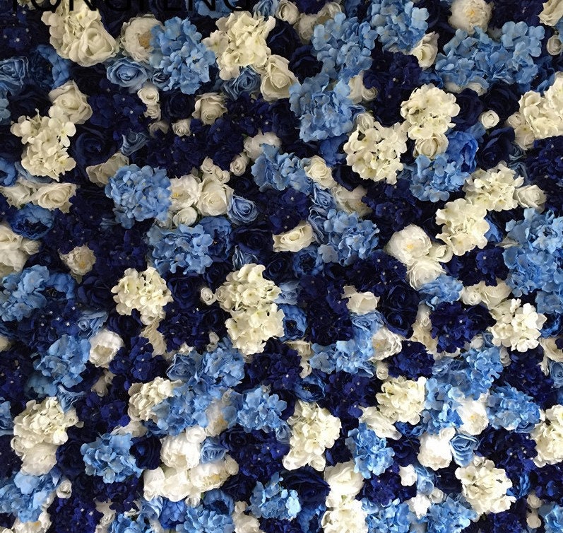 Royal Blue Flower Wall Floral Wall for Wedding Photography Backdrop  Special Event Party Decor Panels