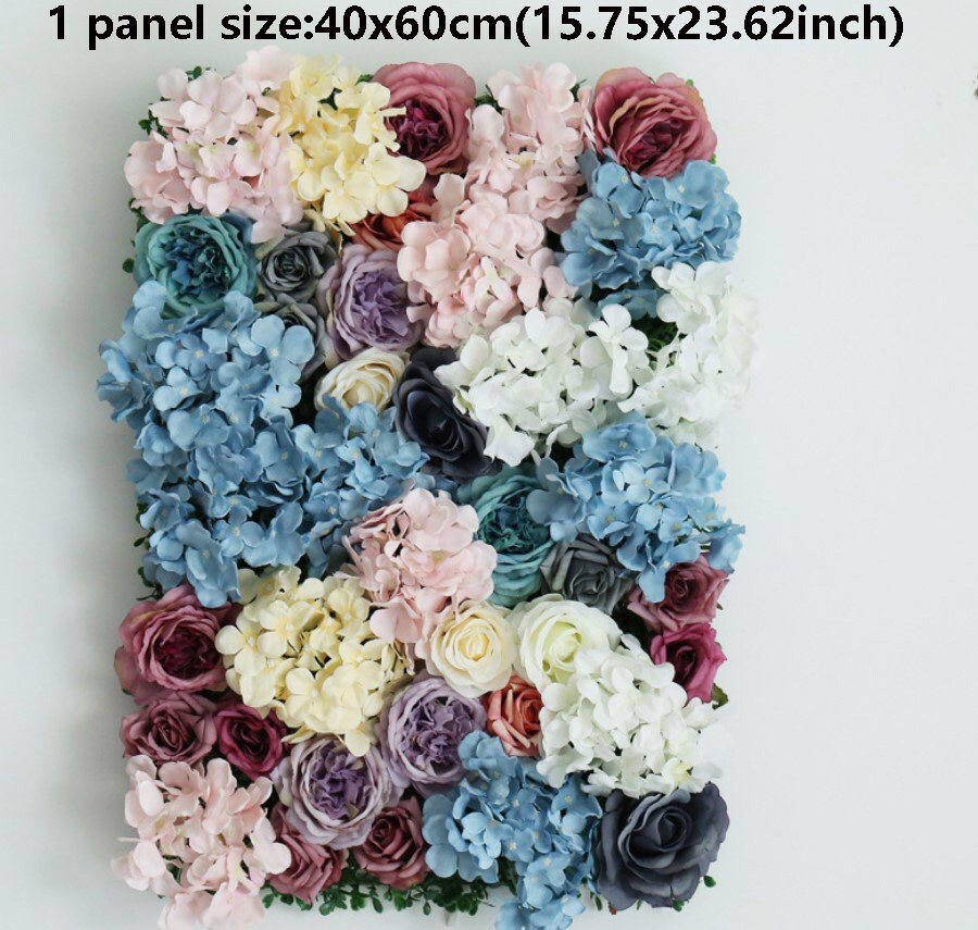 Hydrangea Flowers Wall Wedding Background Romantic Photography Backdrops  Bridal Shower Baby Shower Decor Floral panels