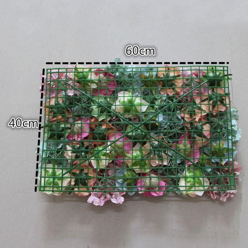 Wedding Flower Wall For Photography Backdrop Baby Shower Special Event Salon Party Decor Floral Panels 40x60CM