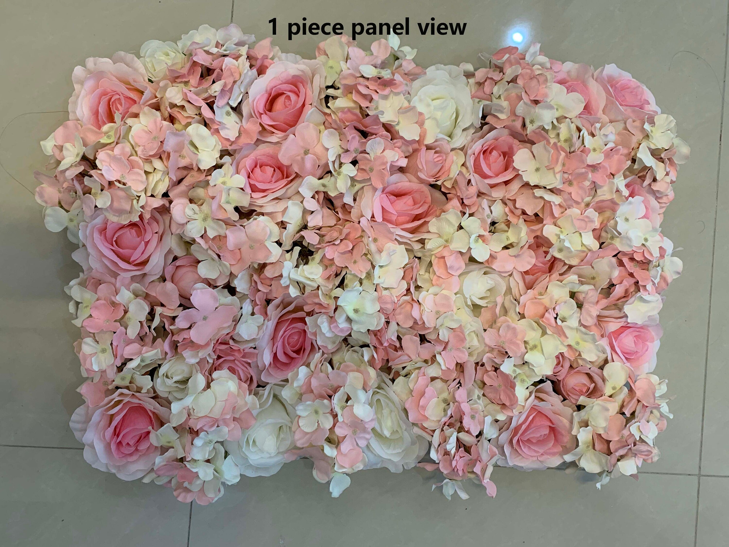 Baby Pink Wedding Flower Wall Rose Hydrangea Wall For Romantic Photography Backdrop Special Event Decor Fake Floral Panels
