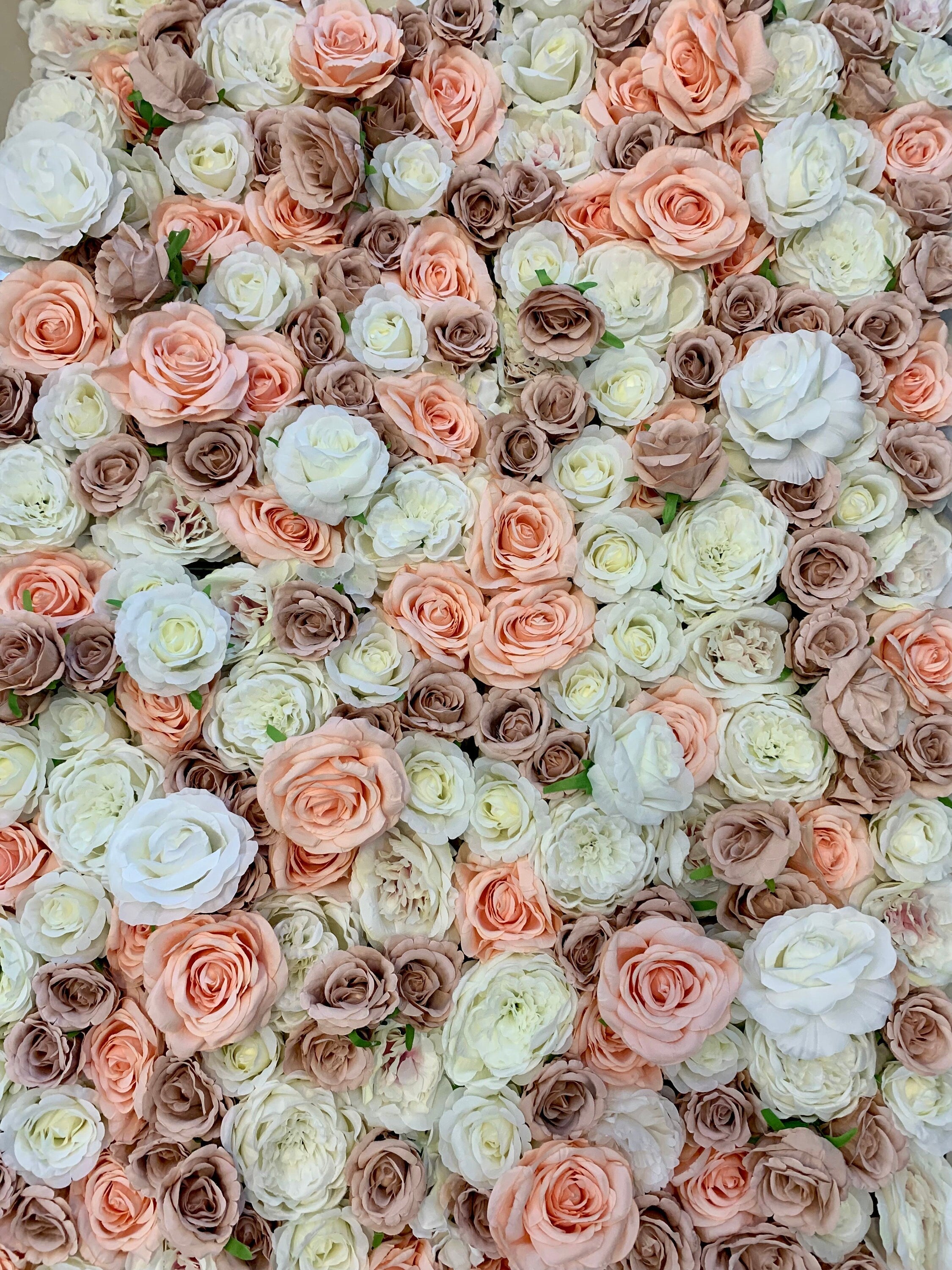 Wedding Flower Wall For Romantic Photography Backdrop Bridal Shower Baby Shower Special Event Salon Arrangement Decor Panels 15.75X23.62inch