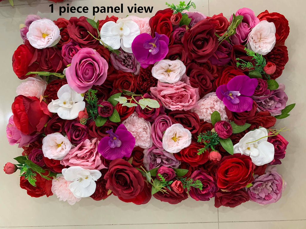 Butterfly Flower Wall  For Wedding Romantic Photography Background Bridal Shower Special Event Salon Decor Floral Panels 40x60cm
