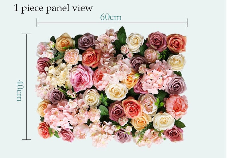 White Flower Wall Wedding Photography Backdrop Special Event Party Boutique Shop Arrangement Decor Floral Panels