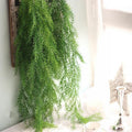 Bundle Artificial Hanging Plant Faux Leaves Grass Greenery Garland Fake Plants Vines Flower Arrangement Wedding Decoration Wall Outdoor