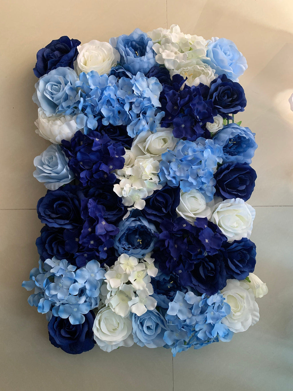 Royal Blue Flower Wall Floral Wall for Wedding Photography Backdrop  Special Event Party Decor Panels
